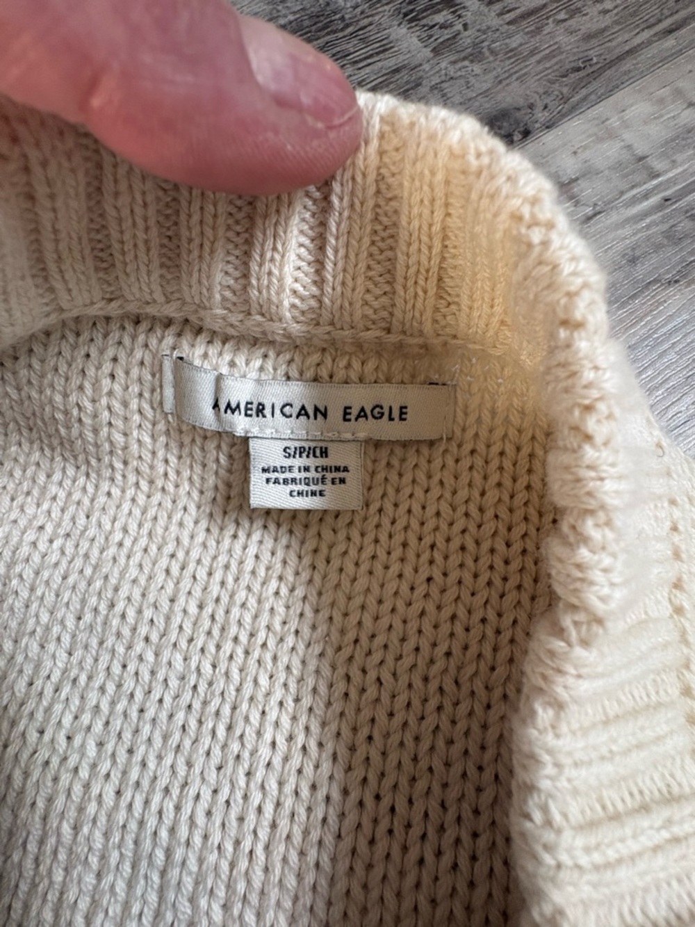 American Eagle Boho Crochet Women's Sweater NWOT Size Small - Picture 5 of 9